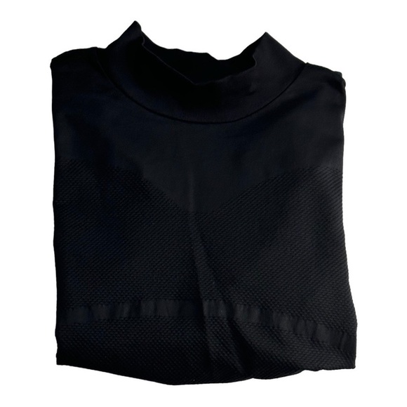 Z By Zella Long Sleeve Black Crop Top Size XL - Picture 4 of 4